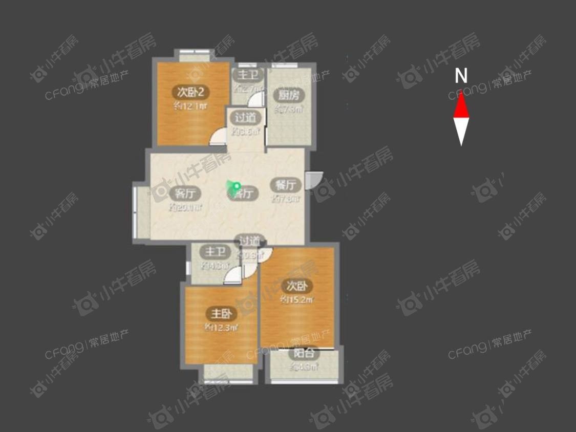 常州凤凰名城租房_凤凰名城3室2厅房源出租