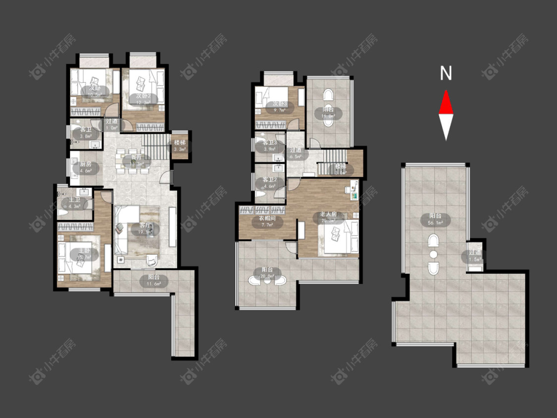 怀德名园房源户型图 常州怀德名园在售二手房源户型图_小牛看房