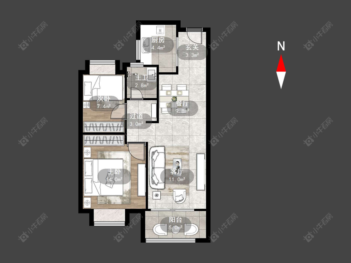 新城黑牡丹·世纪之光房源户型图 常州新城黑牡丹·世纪之光在售二手房源户型图_小牛看房
