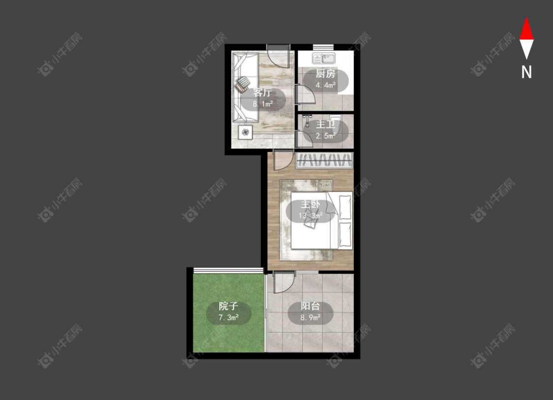 常州和平北路在售二手房源户型图_小牛看房