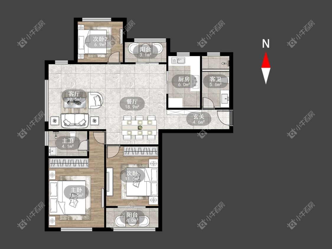 常州天山花园在租房源_小牛看房