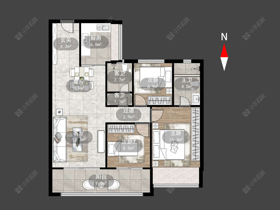 碧桂园碧玥和鸣房源户型图 常州碧桂园碧玥和鸣在售二手房源户型图_小牛看房