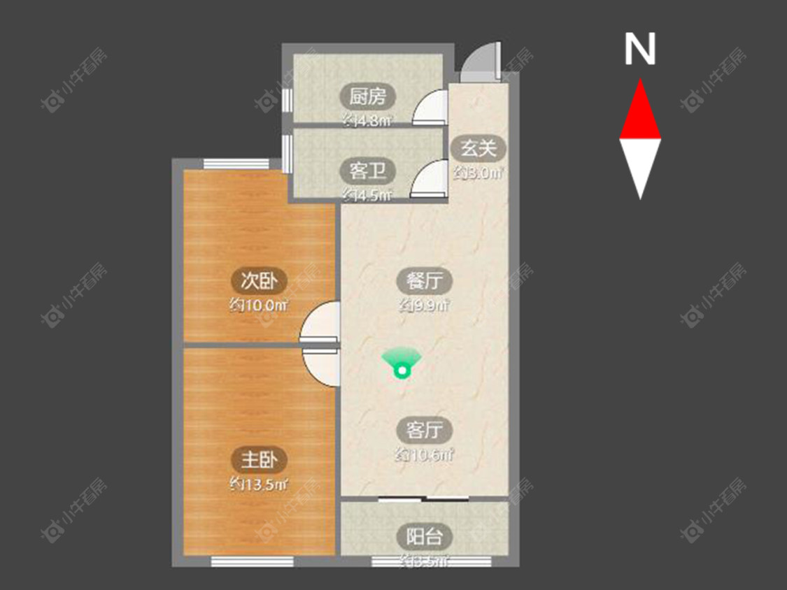 常州绿地世纪城三期在售二手房源户型图_小牛看房