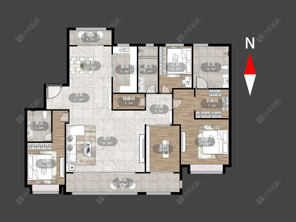 璞樾春秋房源户型图 常州璞樾春秋在售二手房源户型图_小牛看房