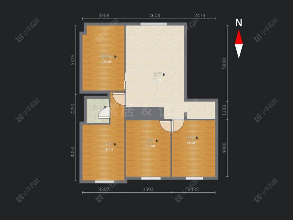 常州东苑在售二手房源户型图_小牛看房