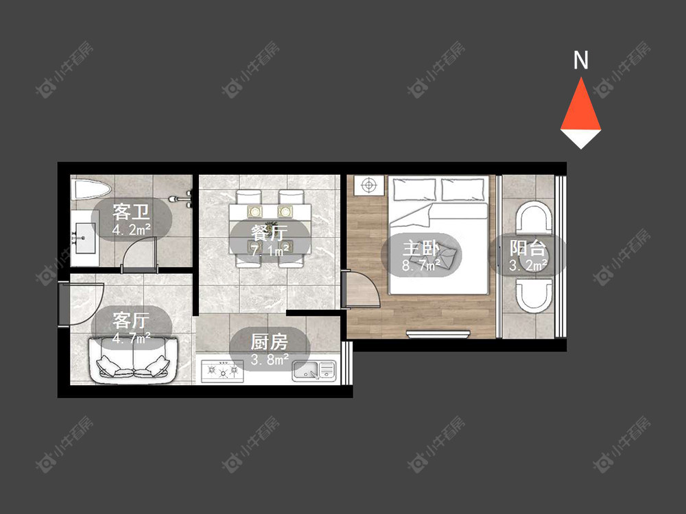 香江壹品房源户型图 常州香江壹品在售二手房源户型图_小牛看房