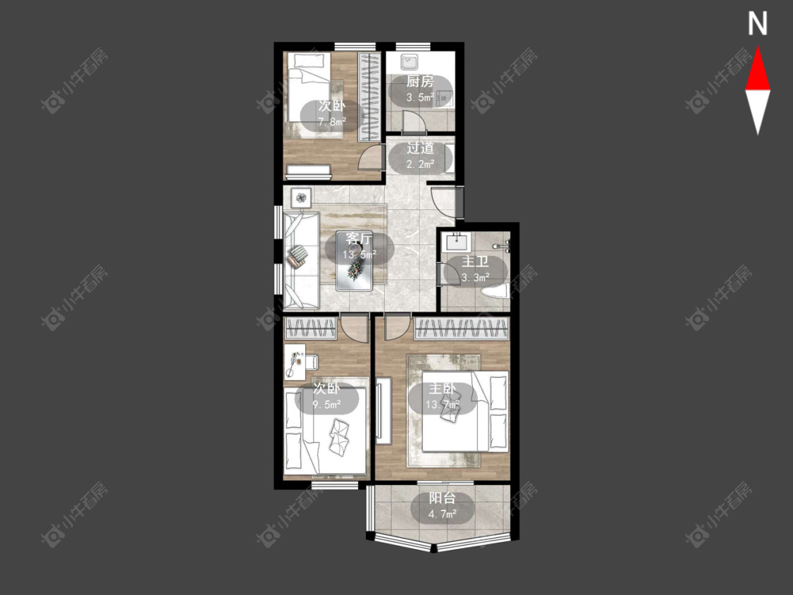 天皇堂弄房源户型图 常州天皇堂弄在售二手房源户型图_小牛看房