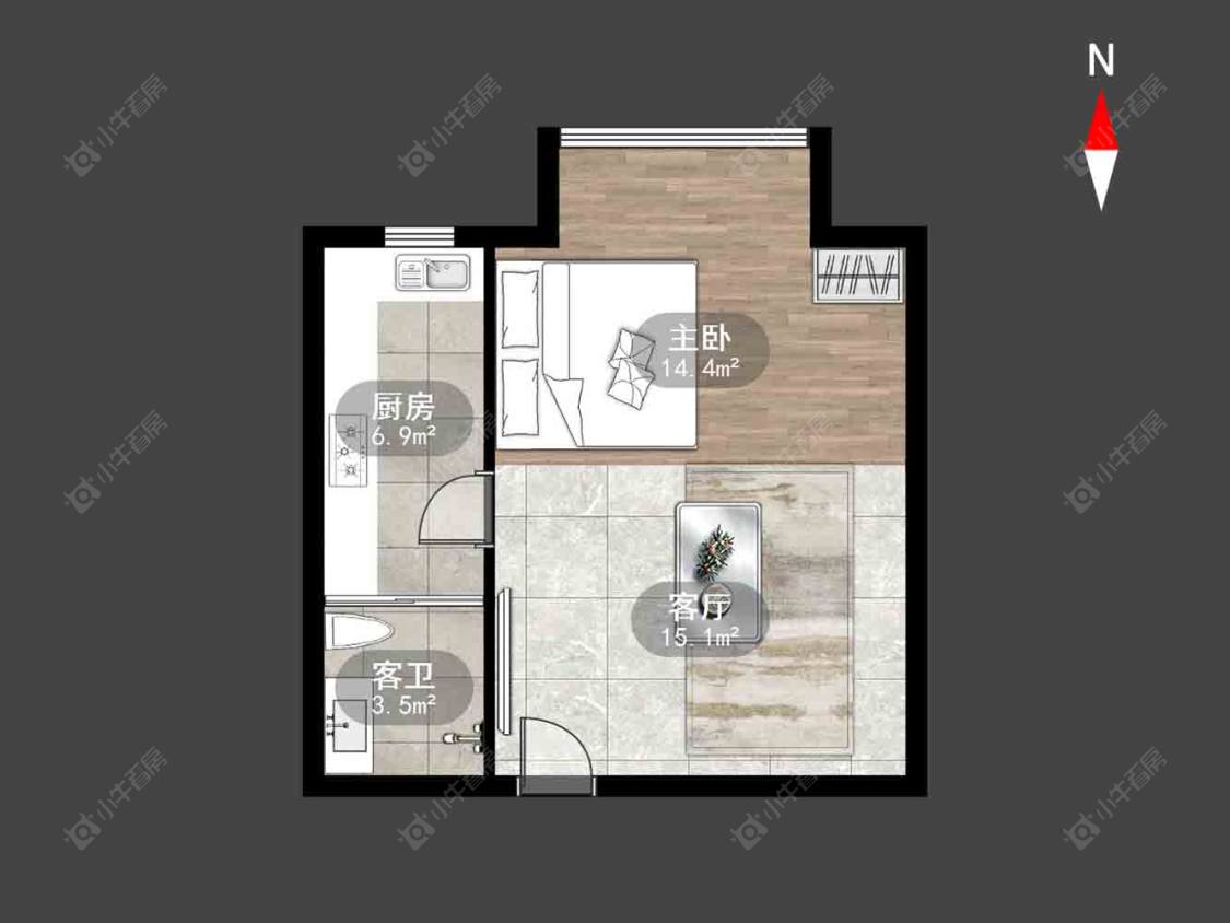 常州中央花园在售二手房源户型图_小牛看房
