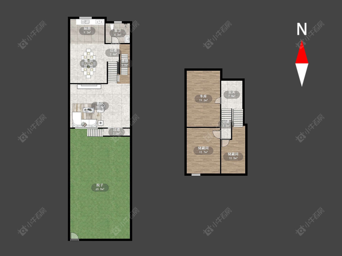 常州阳光花园(新北)别墅区在售二手房源户型图_小牛看房
