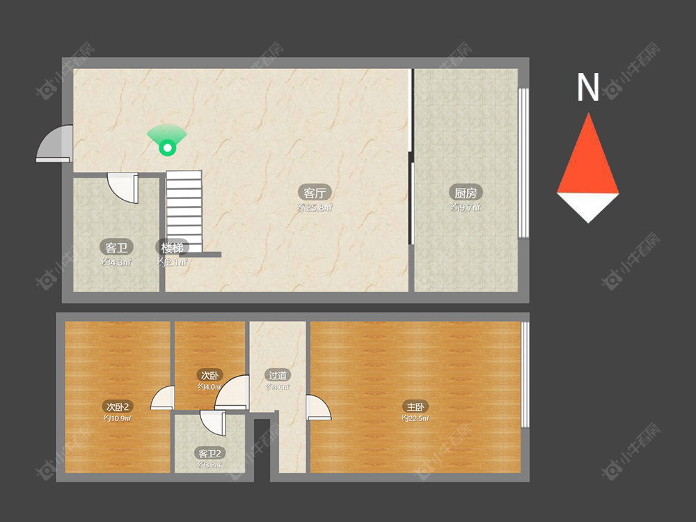 吾悦广场金苹果公寓房源户型图 常州吾悦广场金苹果公寓在售二手房源户型图_小牛看房
