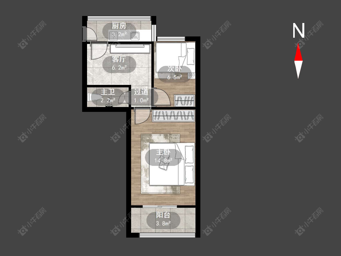 常州丽华一村在售二手房源户型图_小牛看房