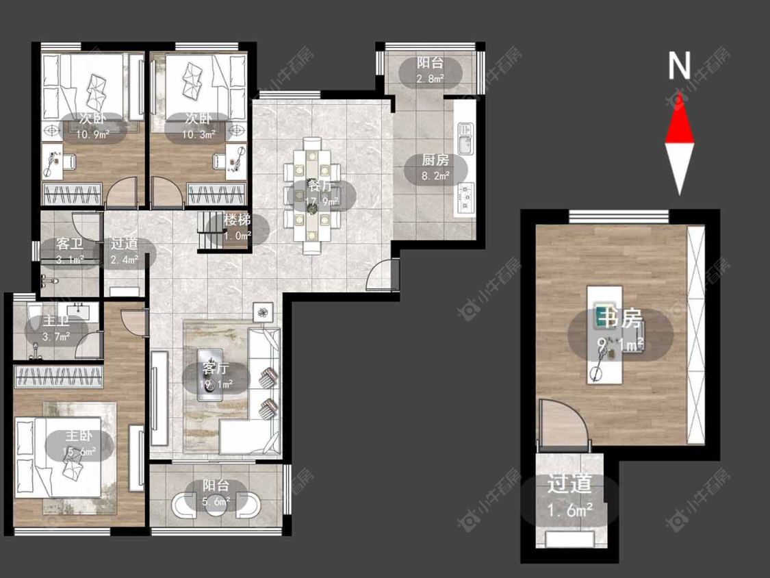 御城房源户型图 常州御城在售二手房源户型图_小牛看房