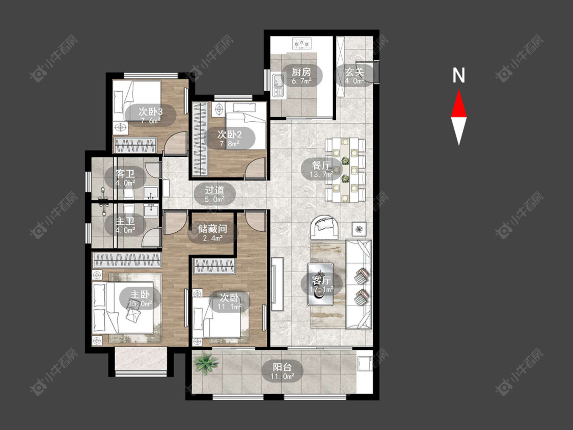 常州绿都万和城九区在售二手房源户型图_小牛看房