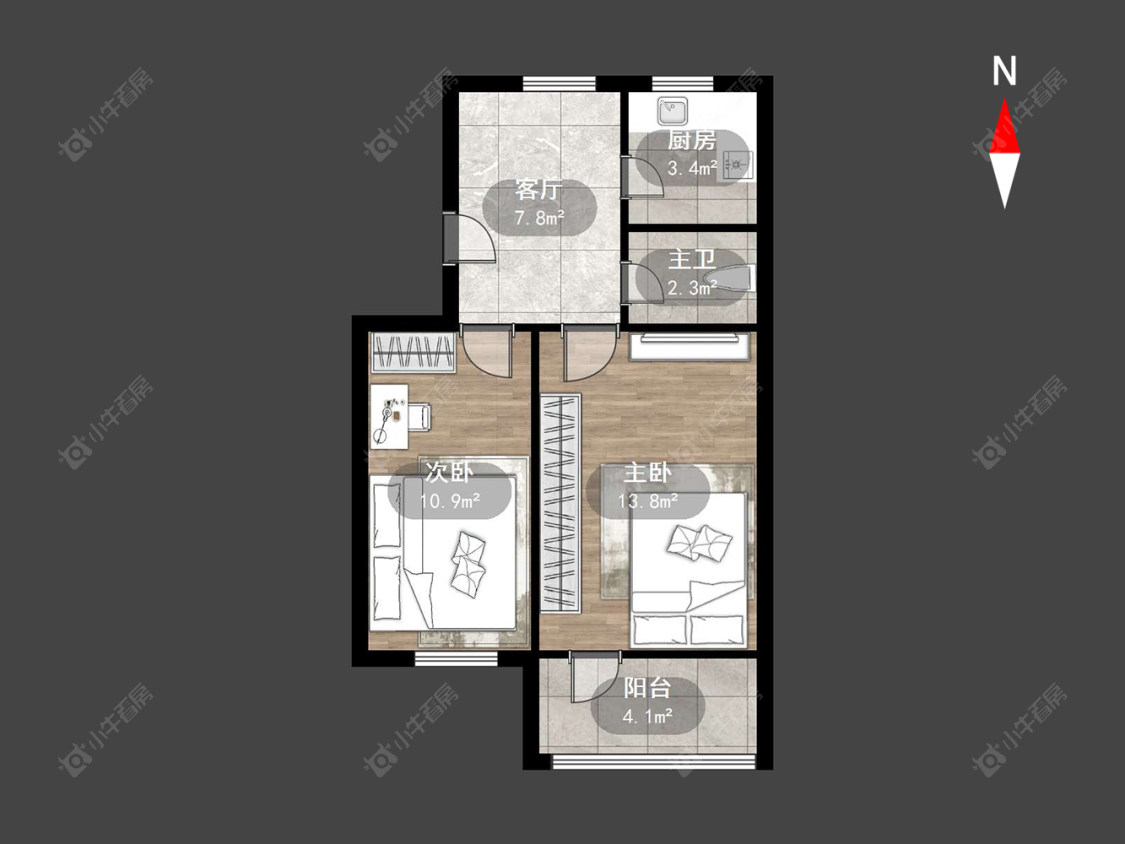 清潭新村房源户型图 常州清潭新村在售二手房源户型图_小牛看房