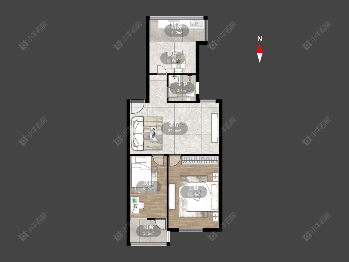 常州春风一村在售二手房源户型图_小牛看房