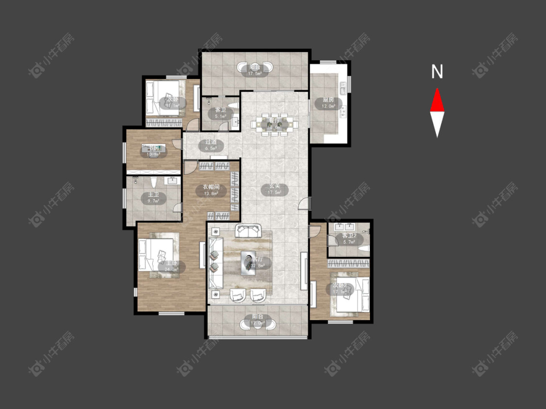 常州九龙仓国宾1号在售二手房源户型图_小牛看房
