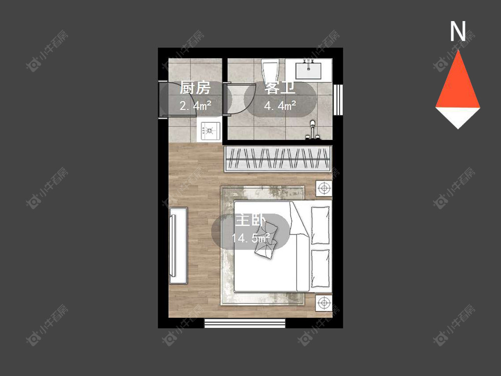 常州中奥珑郡在售二手房房源户型图_小牛看房