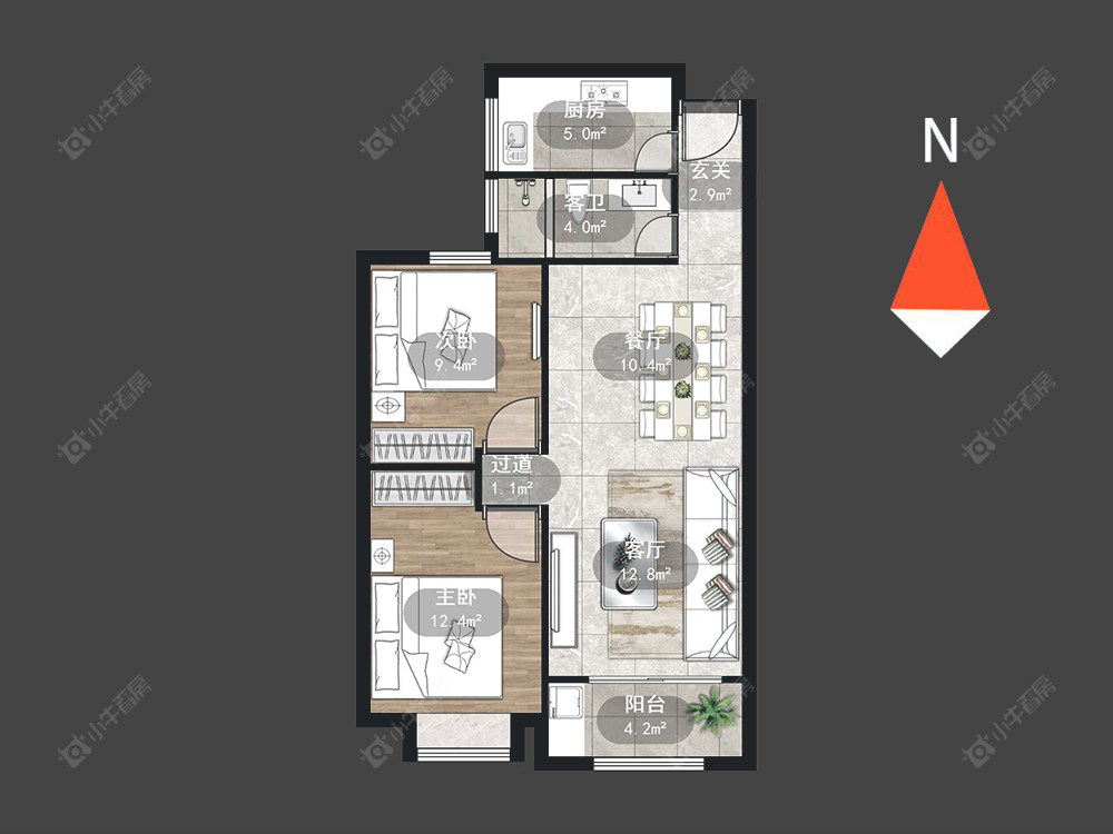 泰盈八千里房源户型图 常州泰盈八千里在售二手房源户型图_小牛看房