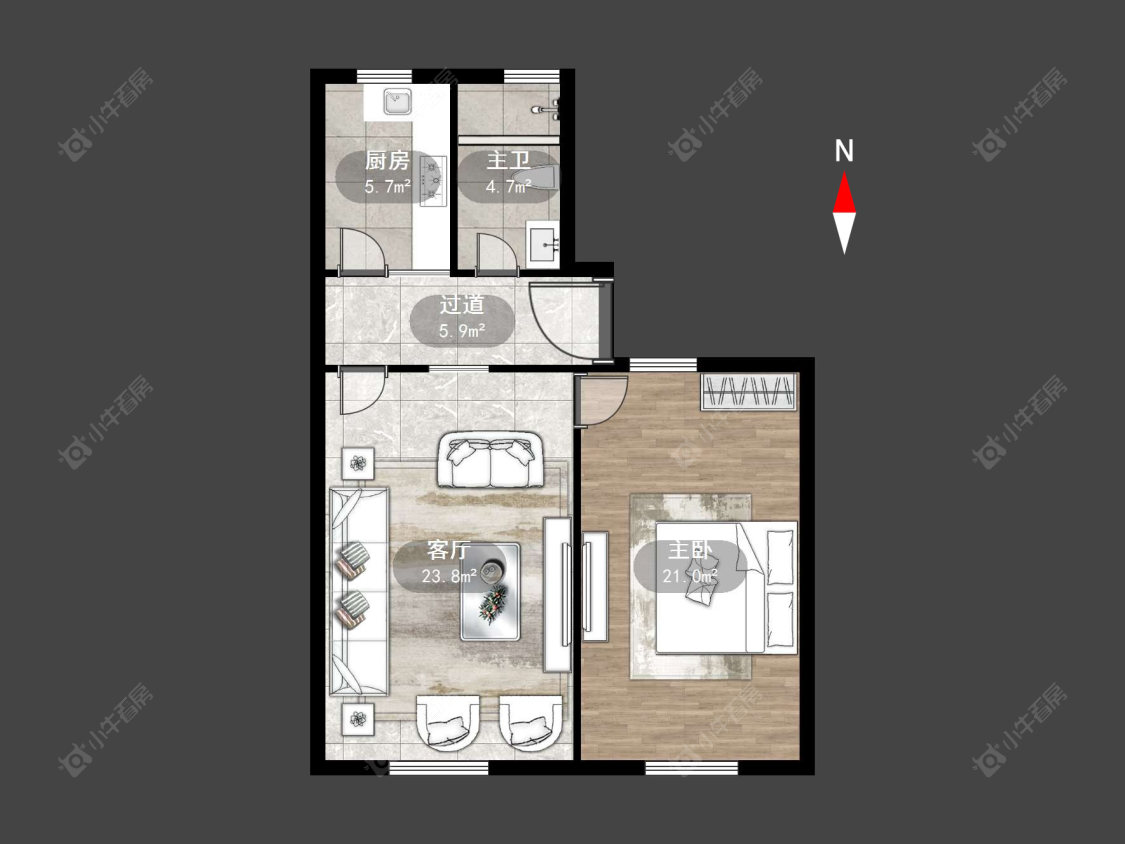 常州翠园新村在售二手房源户型图_小牛看房