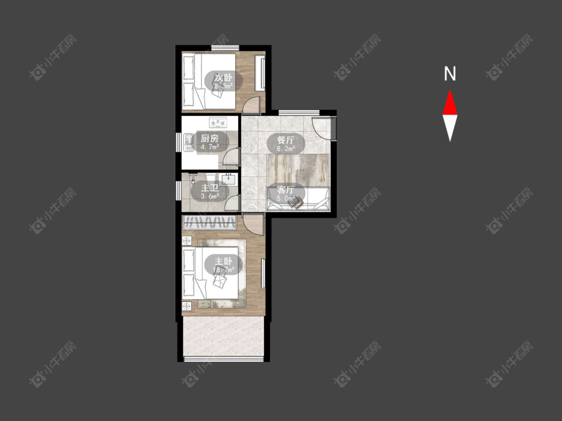 常州兰翔新村在售二手房房源户型图_小牛看房