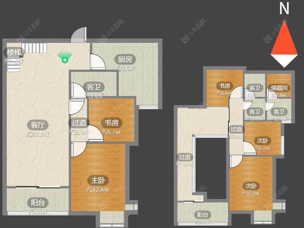 常州天隽峰在售二手房源户型图_小牛看房