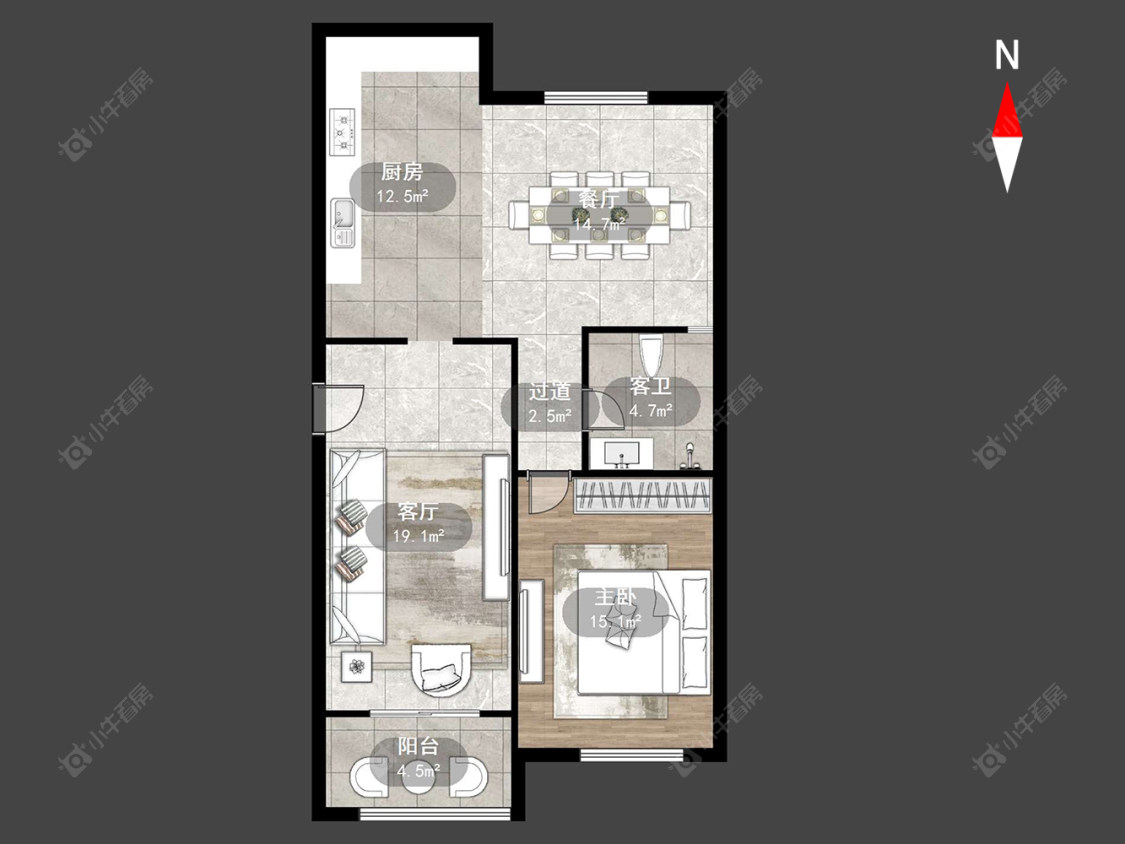 常州广嘉东郡在售二手房源户型图_小牛看房