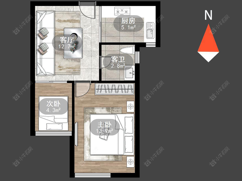 常州名仕佳园在售二手房源户型图_小牛看房