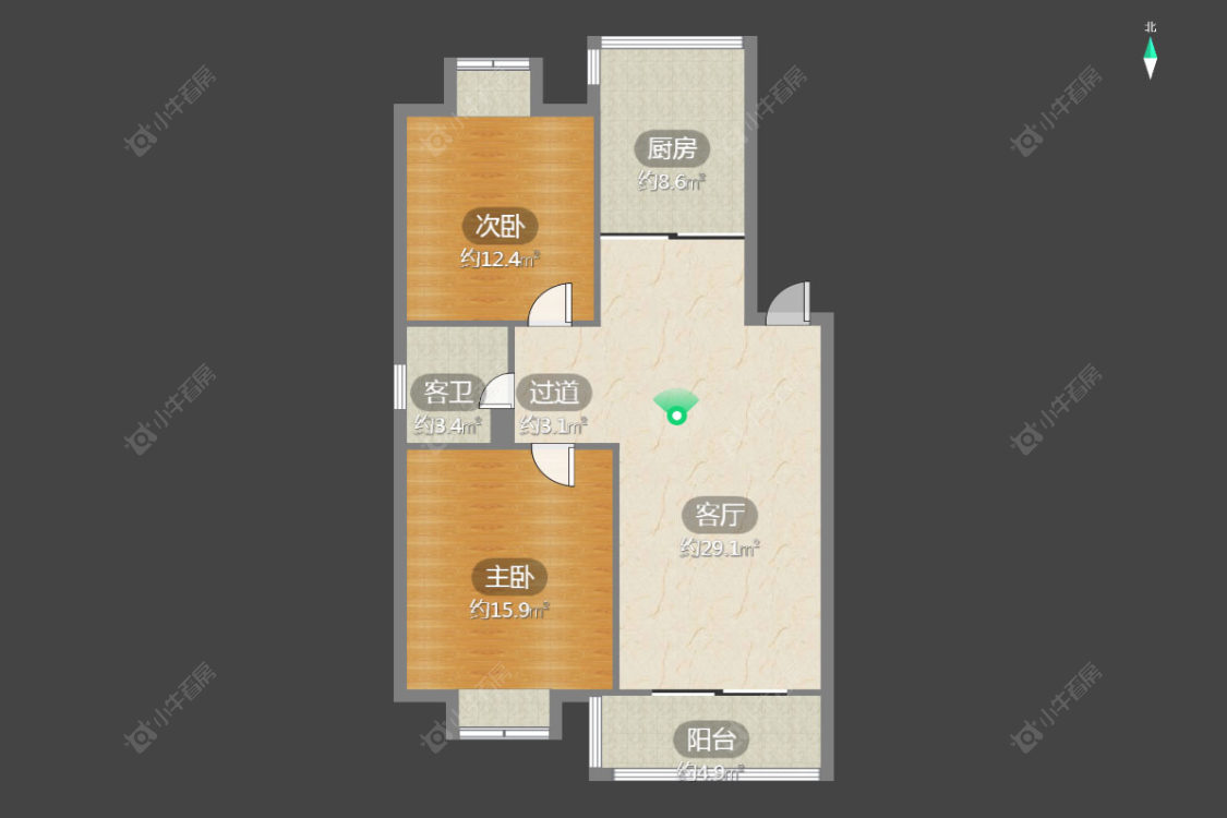 东方花园房源户型图 常州东方花园在售二手房源户型图_小牛看房