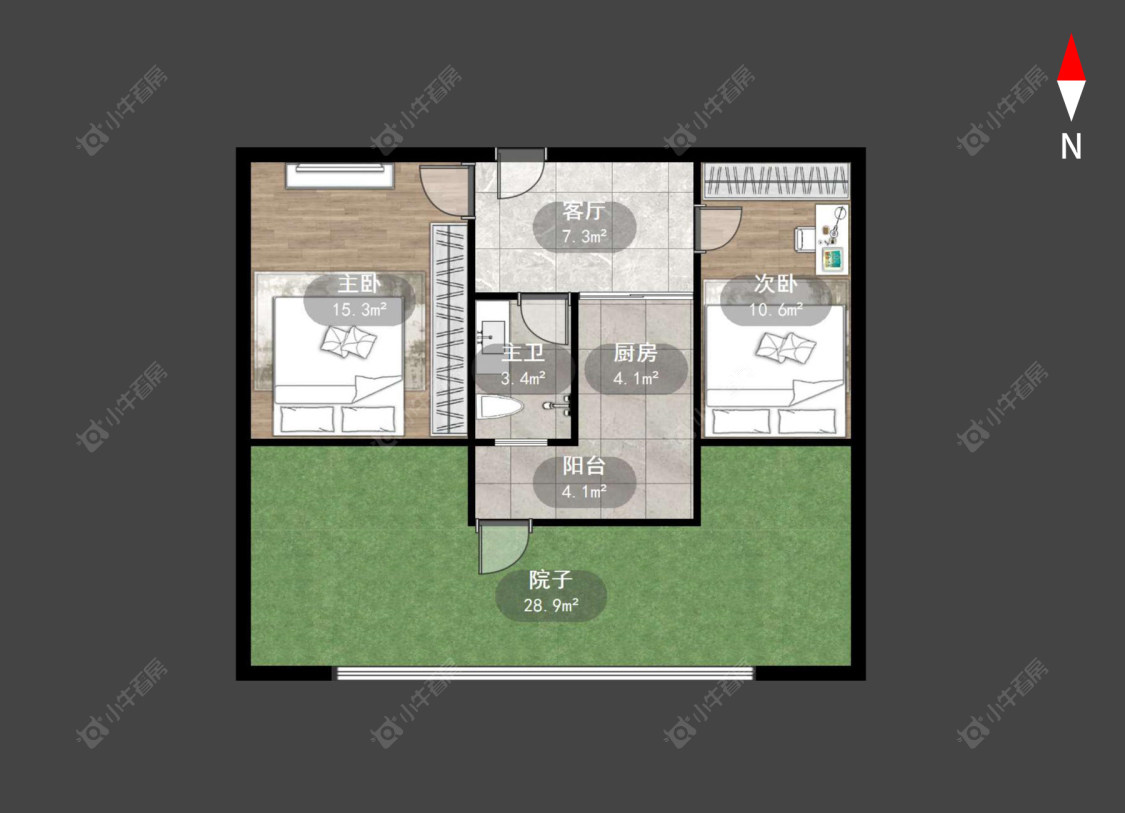 常州斜桥巷在售二手房源户型图_小牛看房
