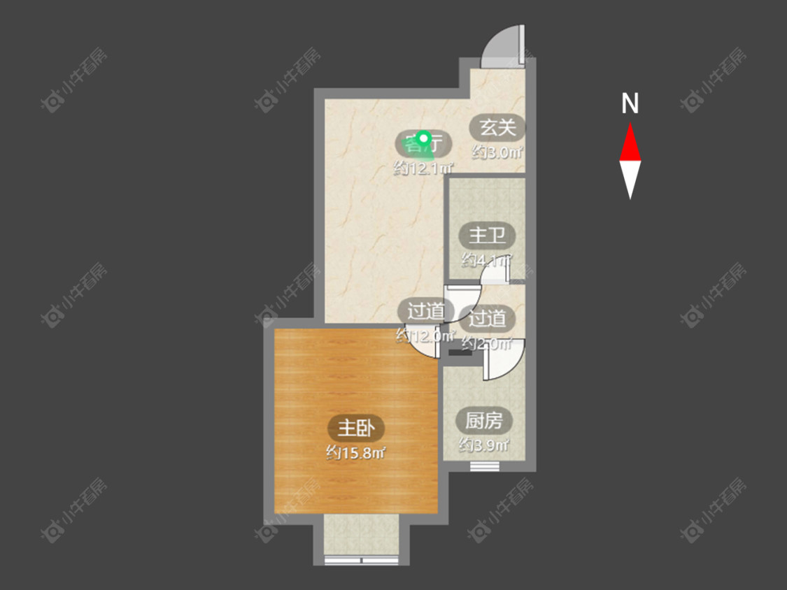 常州金鼎公寓在售二手房源户型图_小牛看房