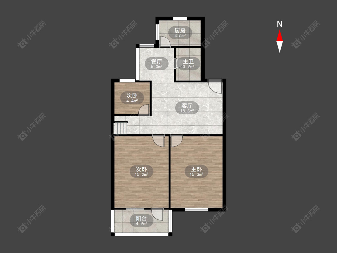 常州愚池新村在售二手房房源户型图_小牛看房