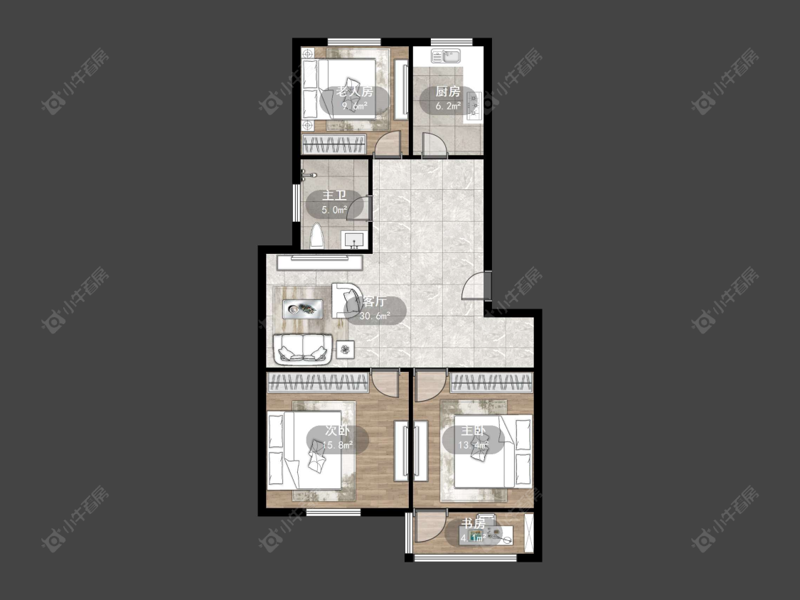 丹阳伊甸园在售二手房源户型图_小牛看房