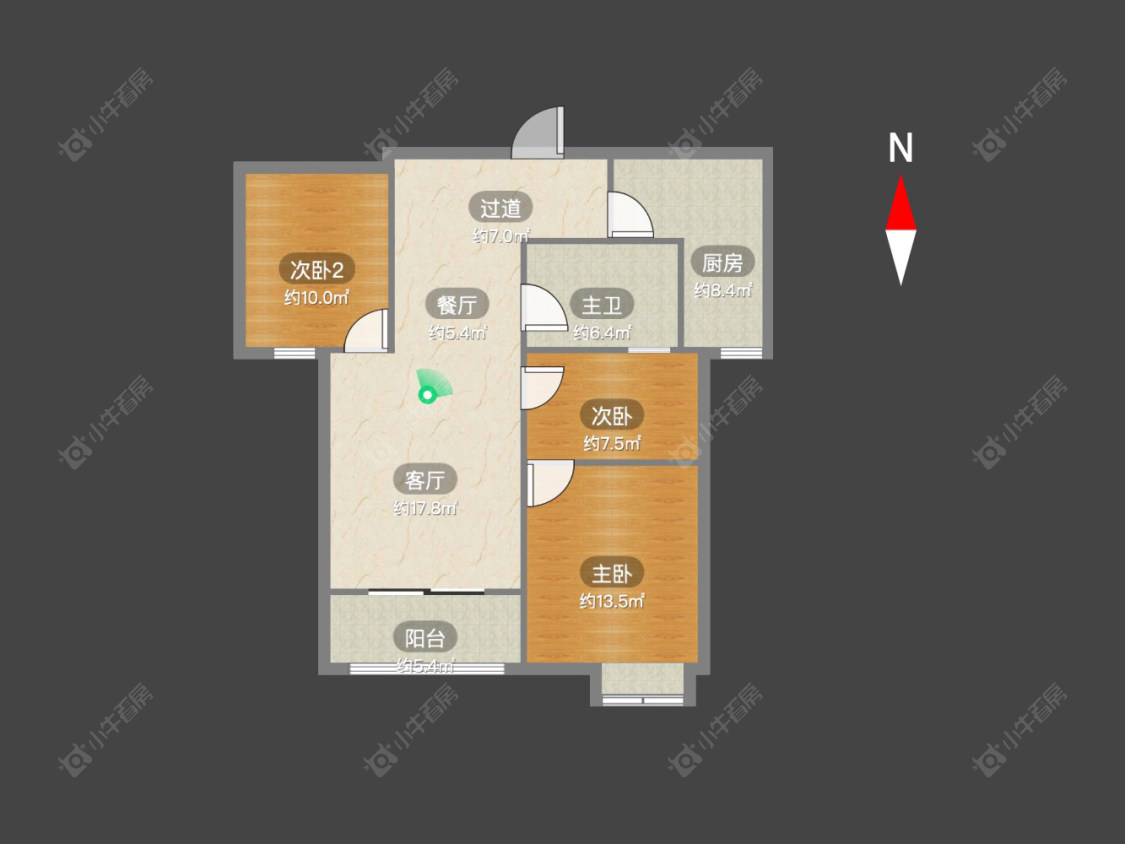 常州怀德名园在售二手房源户型图_小牛看房