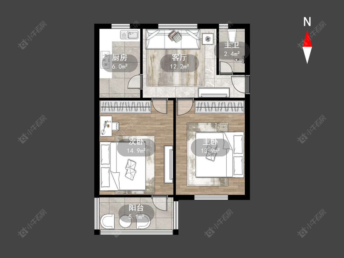常州清潭新村在售二手房源户型图_小牛看房