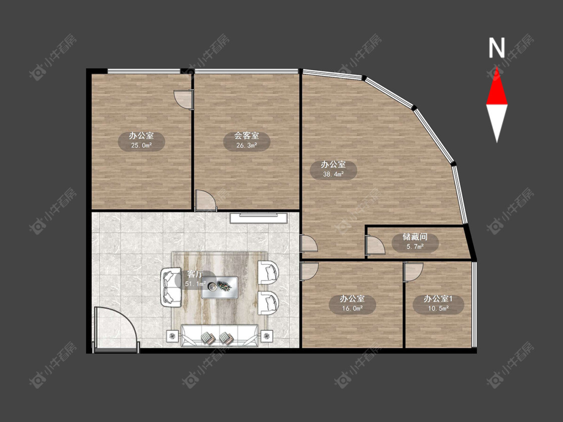 常州天宁时代广场在售二手房源户型图_小牛看房