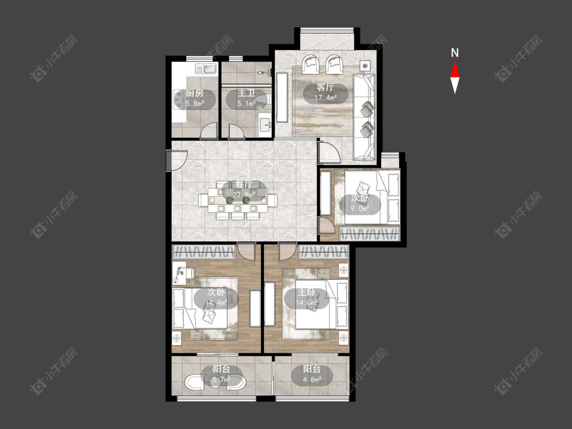 常州金禧园(金坛)在售二手房源户型图_小牛看房