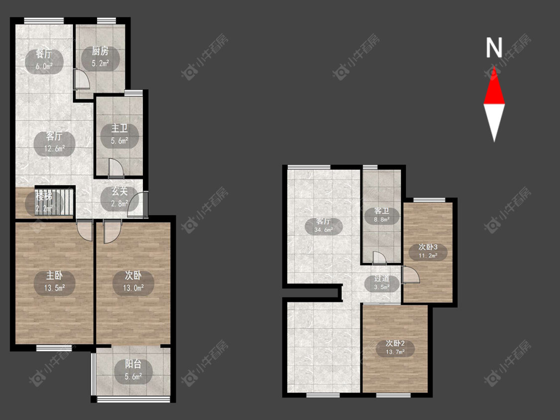 常州汇丰一村在售二手房源户型图_小牛看房
