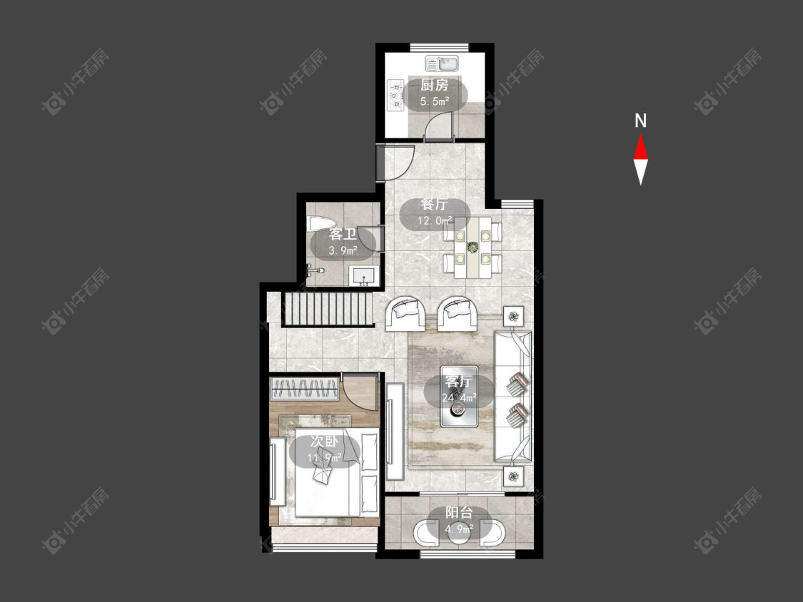 常州融创滨湖御园在售二手房源户型图_小牛看房