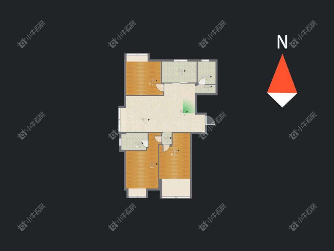 常州新城南都花海在租房源户型图_小牛看房