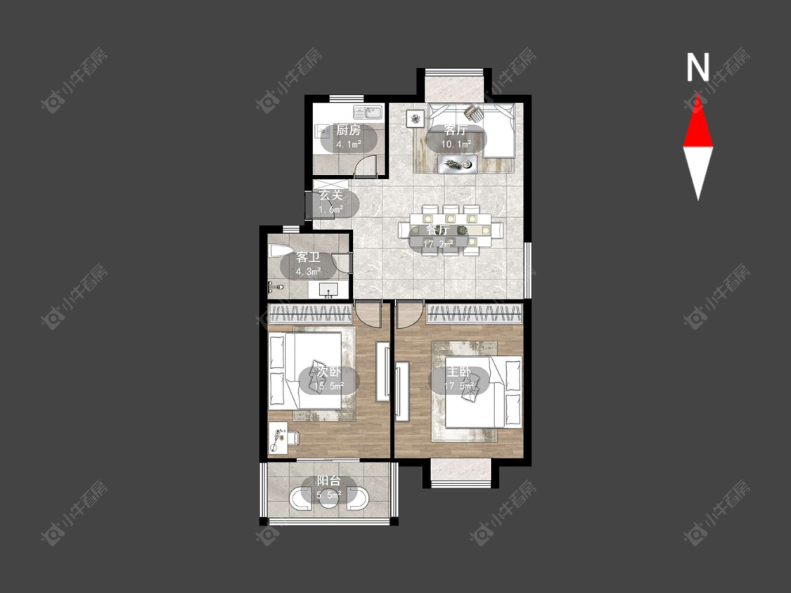 常州绿洲家园在售二手房源户型图_小牛看房