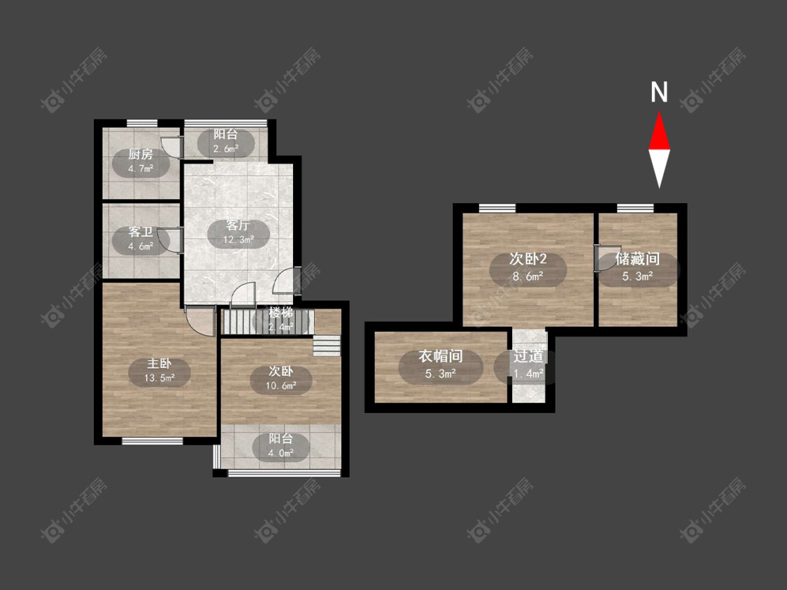 红梅西村房源户型图 常州红梅西村在售二手房源户型图_小牛看房