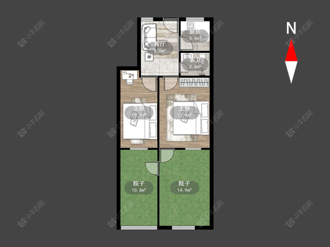 常州勤业新村在售二手房源户型图_小牛看房