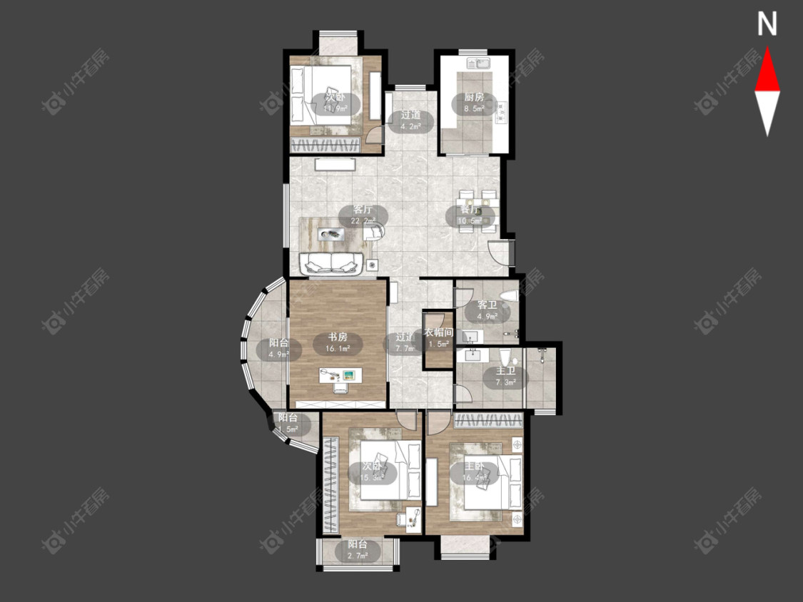 金色新城西区房源户型图 常州金色新城西区在售二手房源户型图_小牛看房