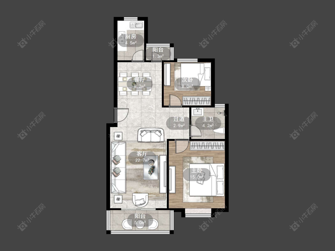 丹阳嘉乐善苑在售二手房源户型图_小牛看房