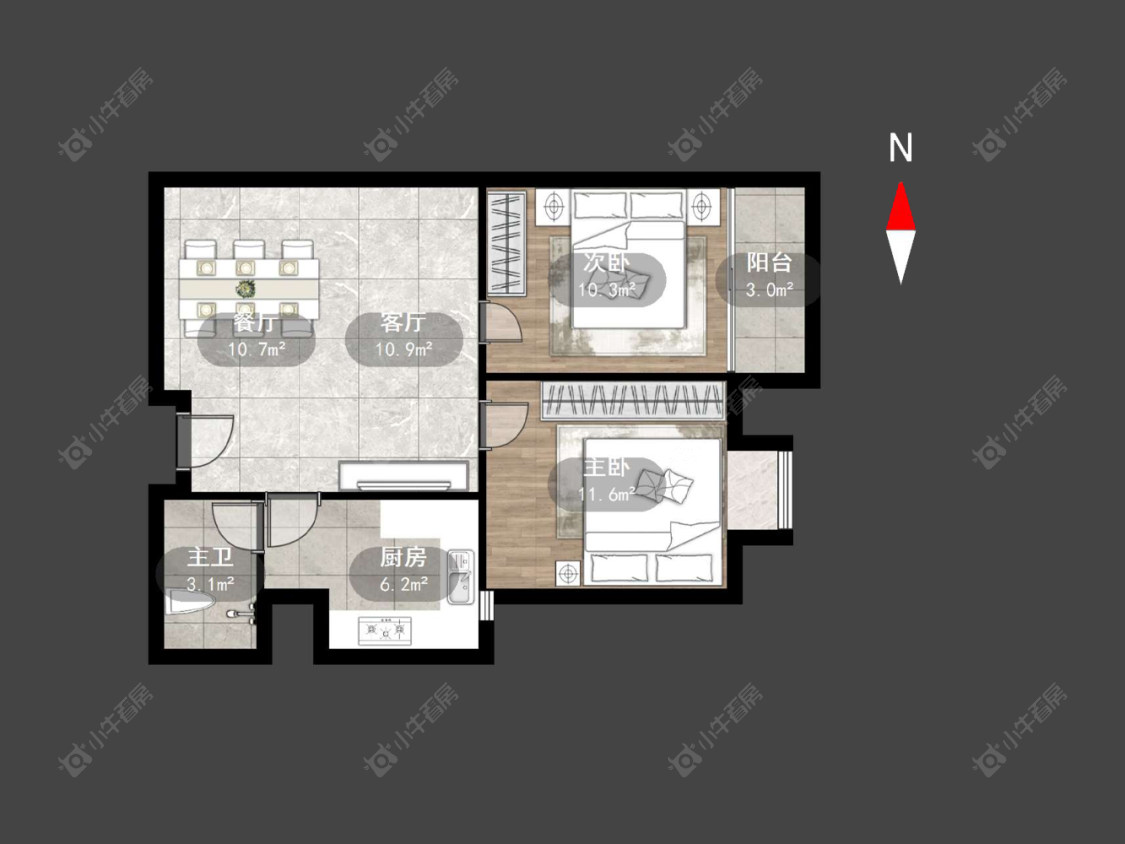 怀德名园房源户型图 常州怀德名园在售二手房源户型图_小牛看房