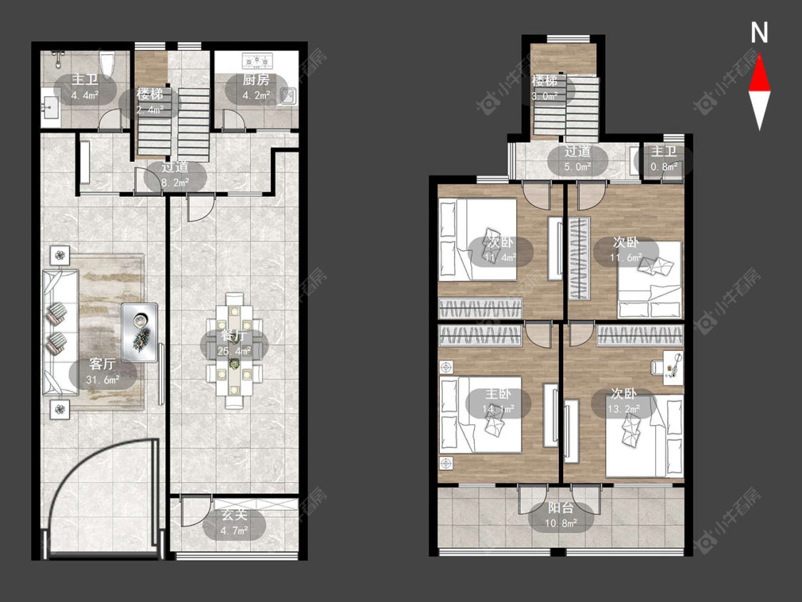 朱家村(钟楼五星)房源户型图 常州朱家村(钟楼五星)在售二手房源户型图_小牛看房
