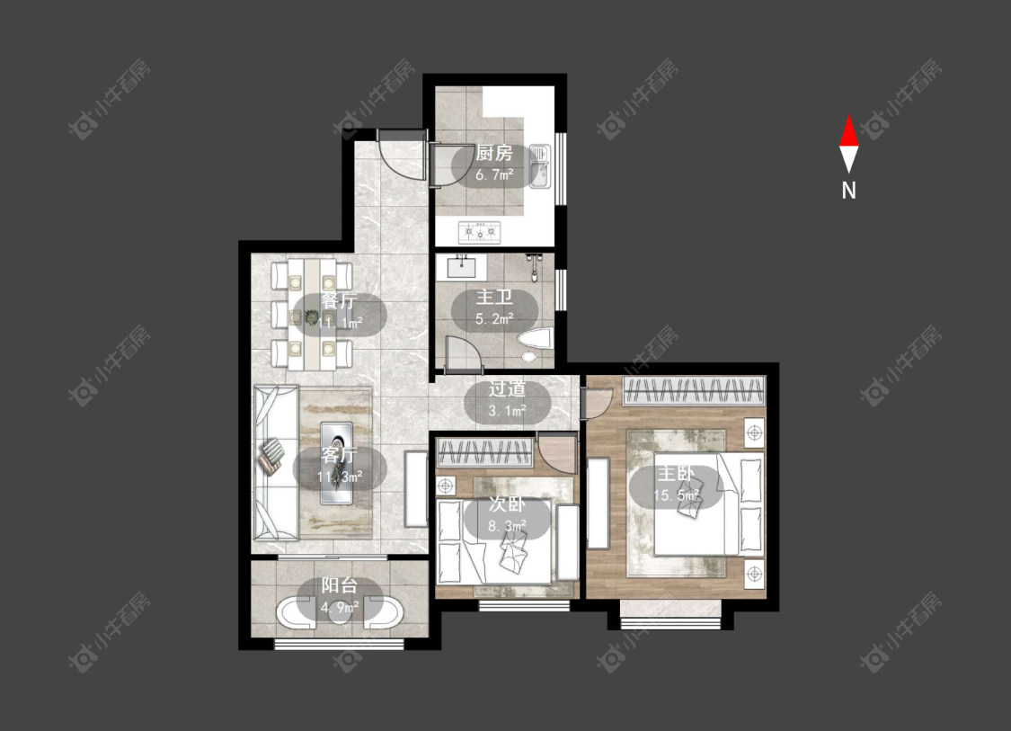常州金秋大厦在售二手房源户型图_小牛看房