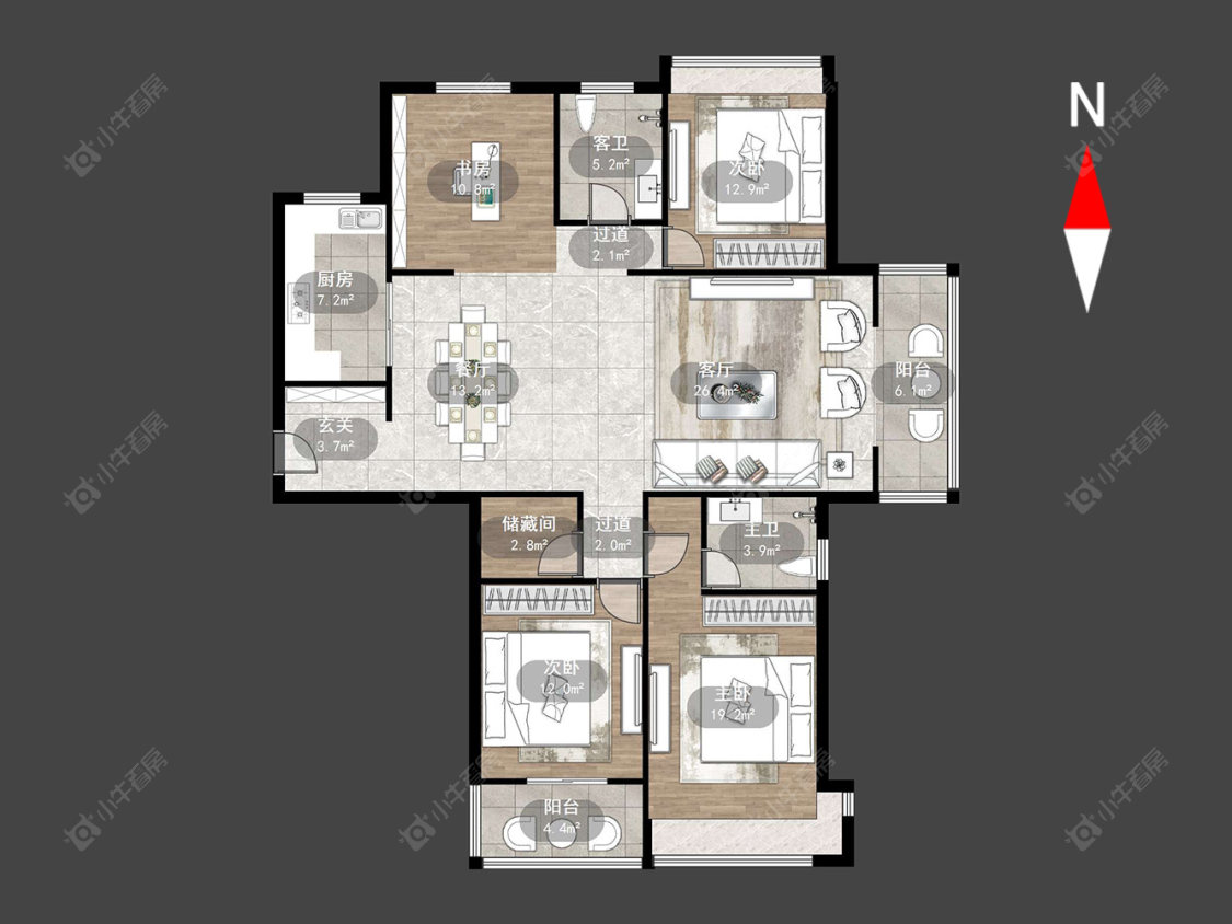 天隽峰房源户型图 常州天隽峰在售二手房源户型图_小牛看房