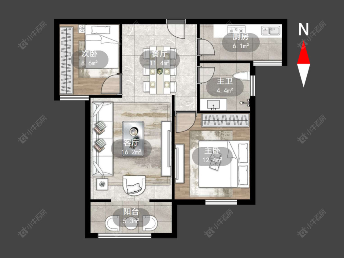 常州顺园九村在售二手房源户型图_小牛看房