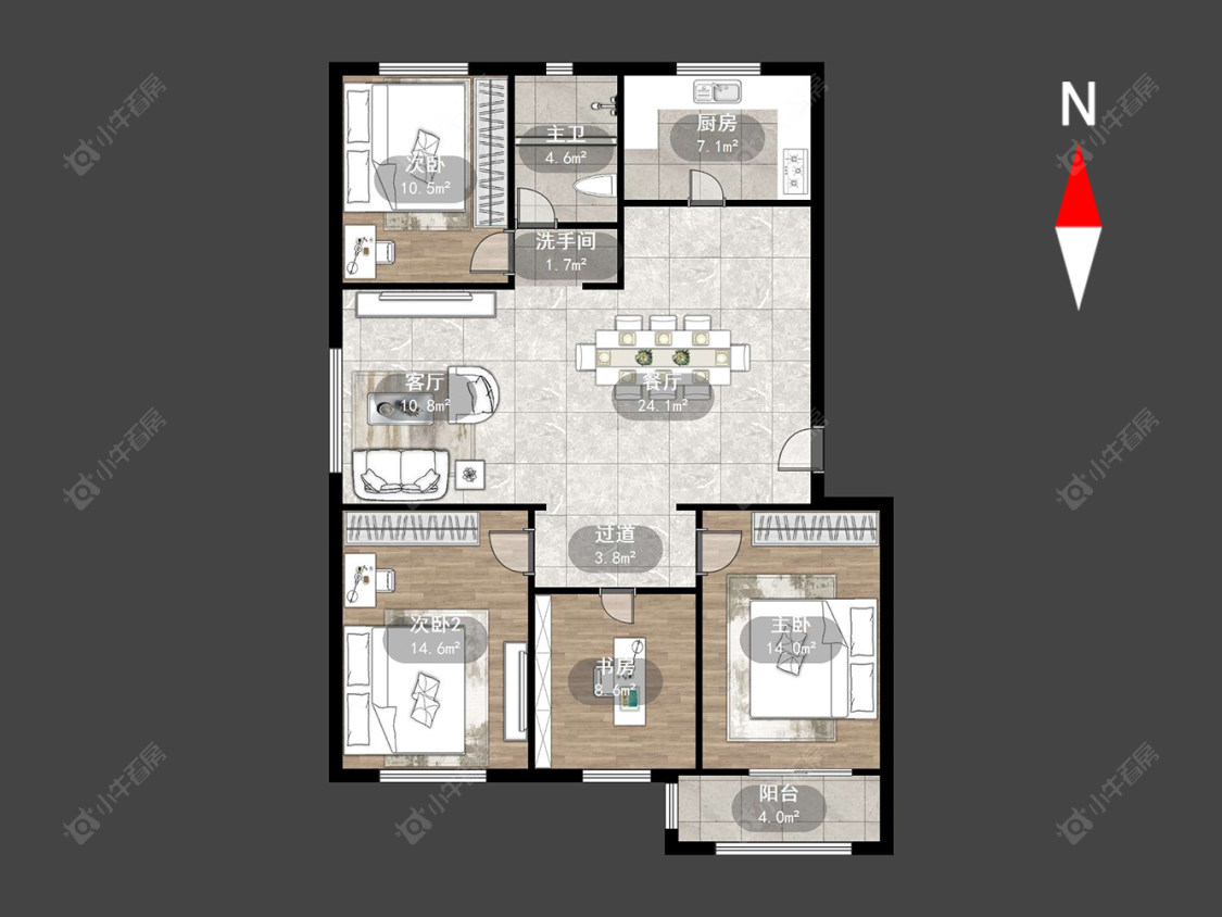 腾龙苑西区房源户型图 常州腾龙苑西区在售二手房源户型图_小牛看房